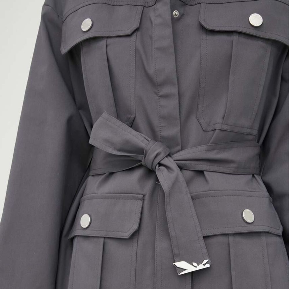 Patrizia Pepe Vestes et manteaux en coton gris