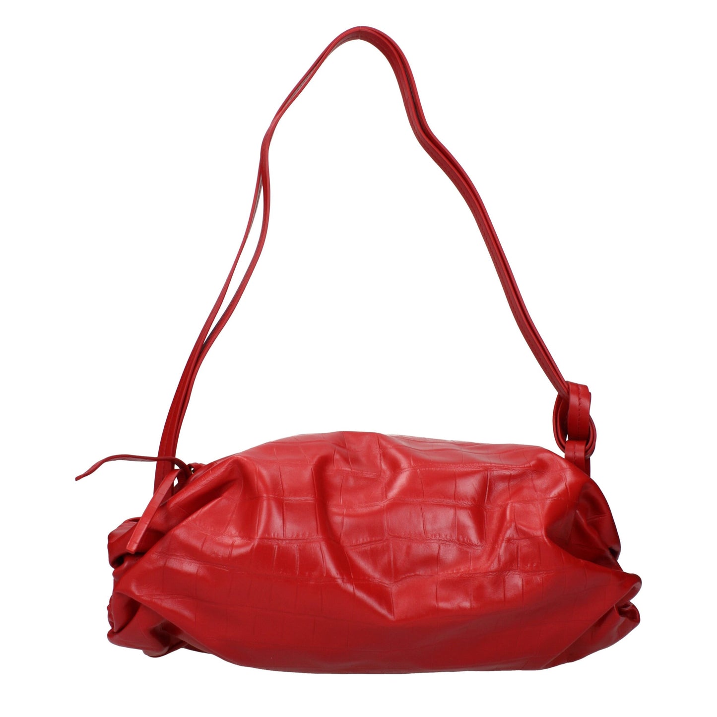 Sacs à bandoulière en cuir rouge de Jil Sander