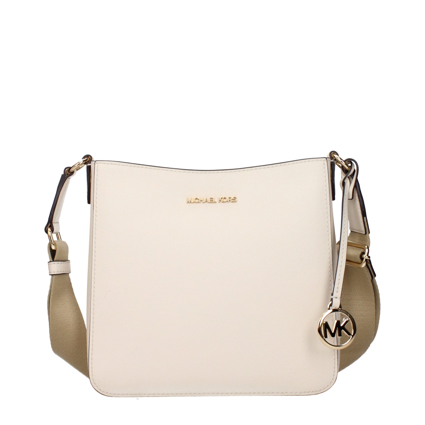 Sacs à bandoulière en cuir beige de Michael Kors