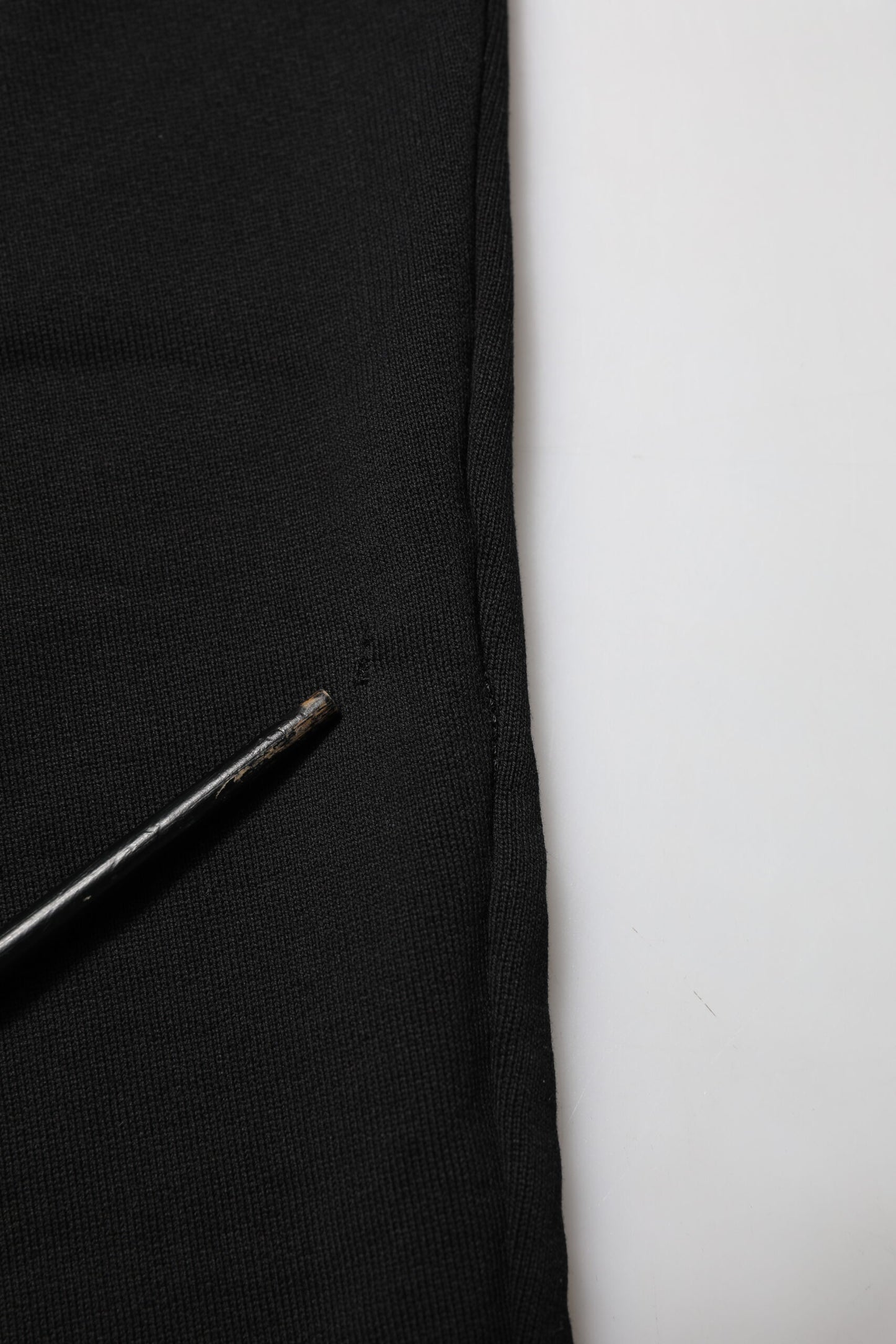 Pantalon de jogging en coton noir avec logo DG de Dolce & Gabbana