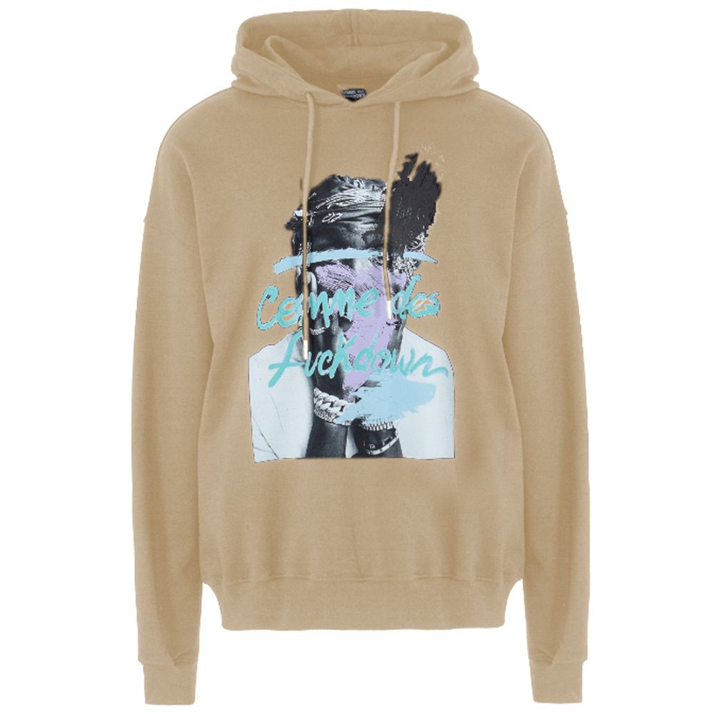 Sweat-shirt en coton beige Comme Des Fuckdown