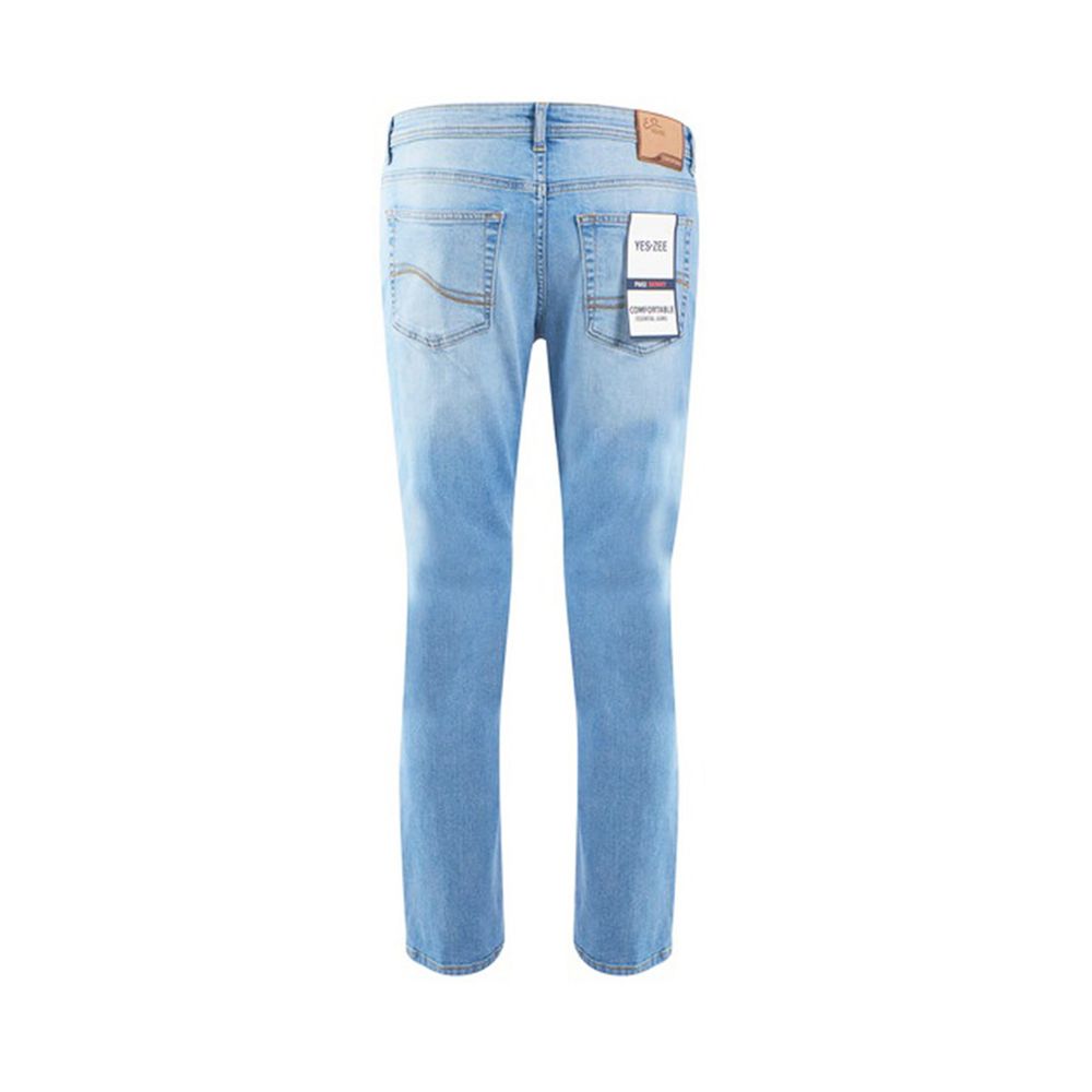 Oui, jeans en coton bleu Zee.