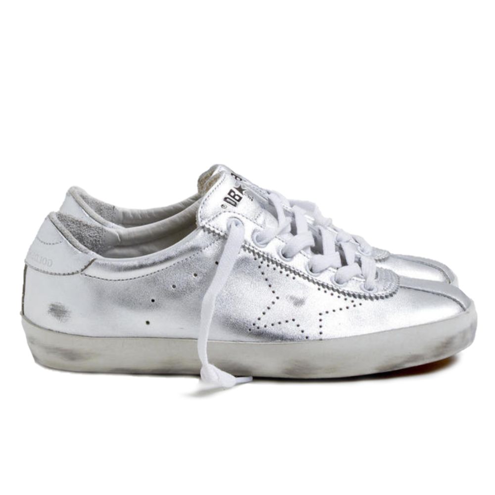 Sneaker en cuir gris pour homme Golden Goose