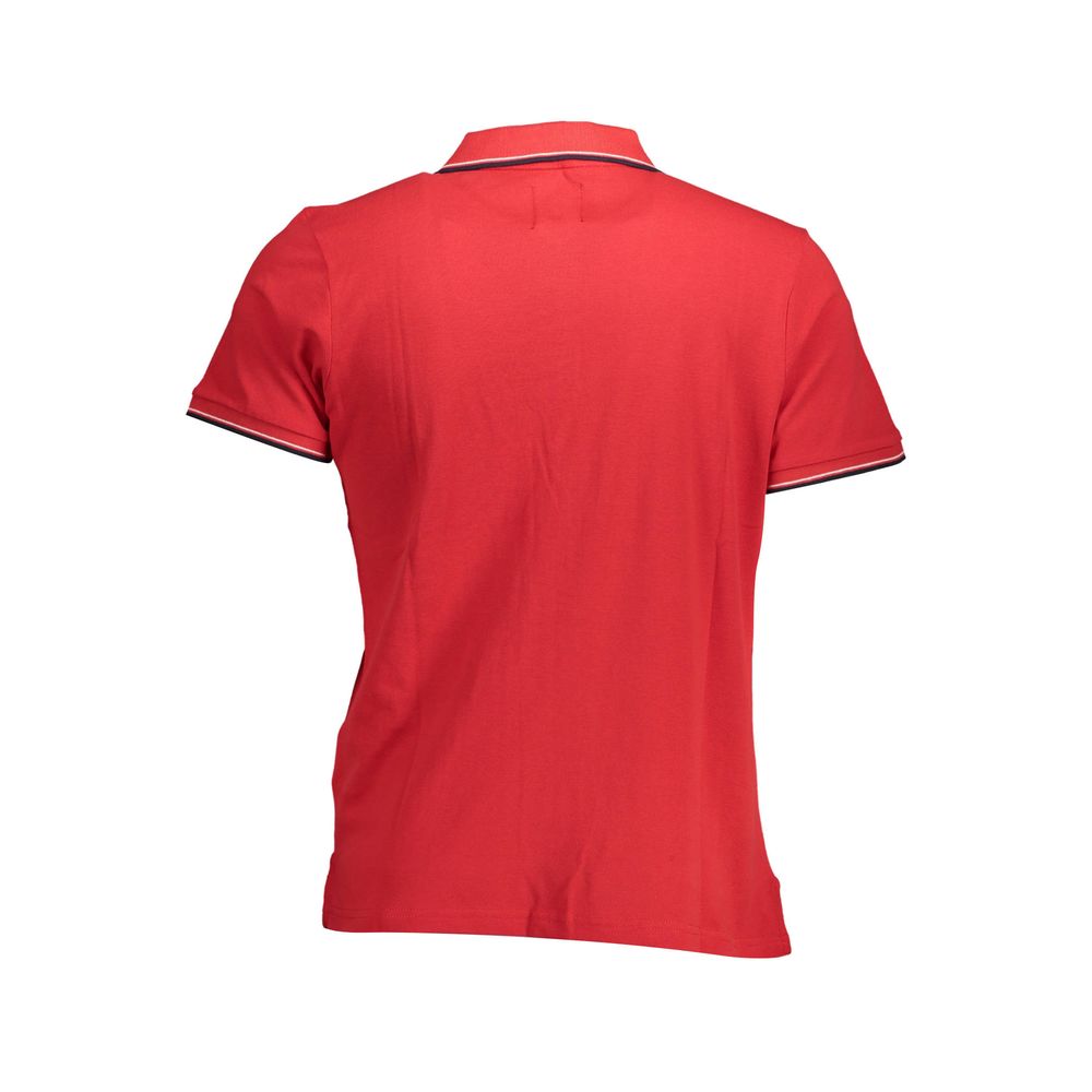 Polo rouge en coton de Gianmarco Venturi