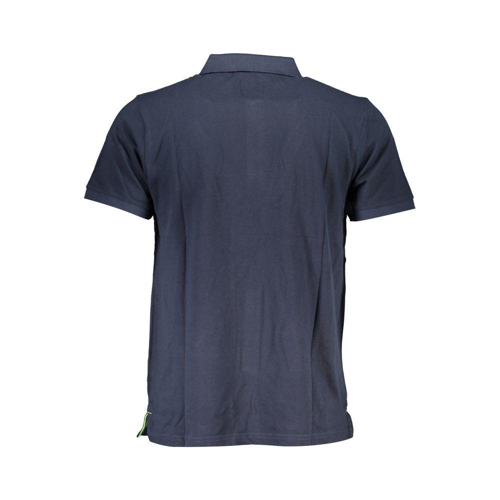 Polo en coton bleu de Gianmarco Venturi