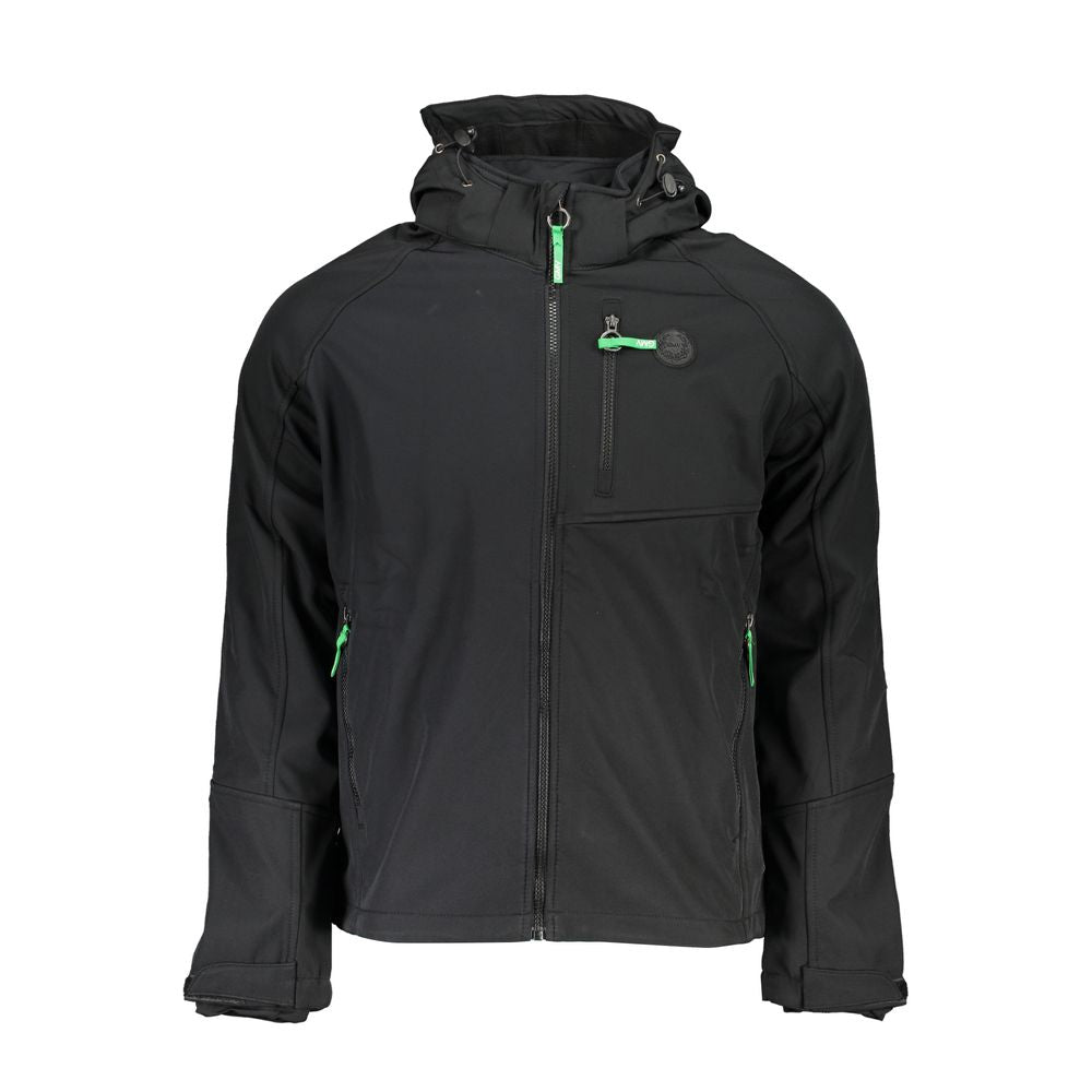 Vestes et manteaux en polyester noir de Gianmarco Venturi