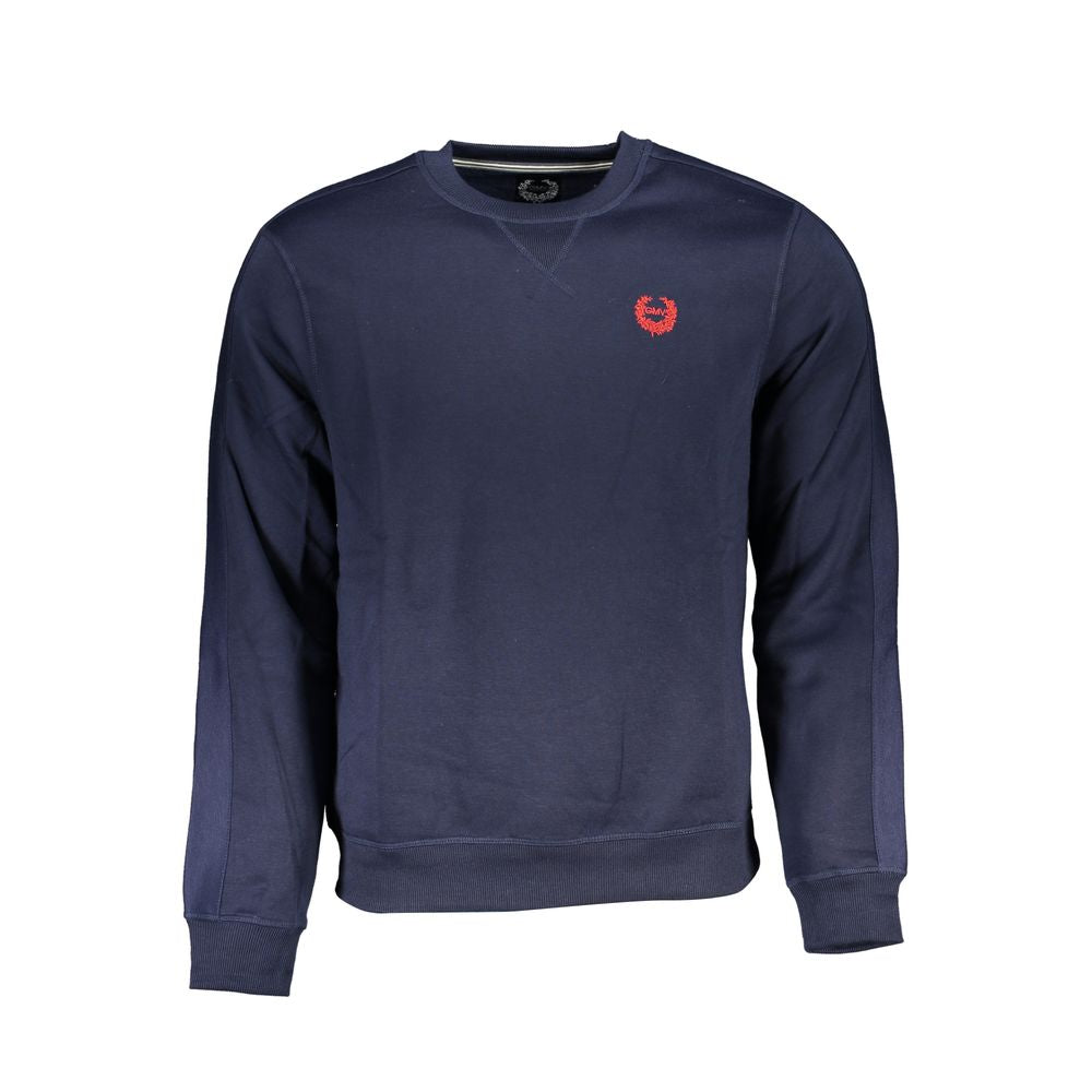 Sweatshirt en coton bleu de Gianmarco Venturi