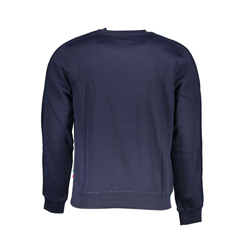 Sweatshirt en coton bleu de Gianmarco Venturi
