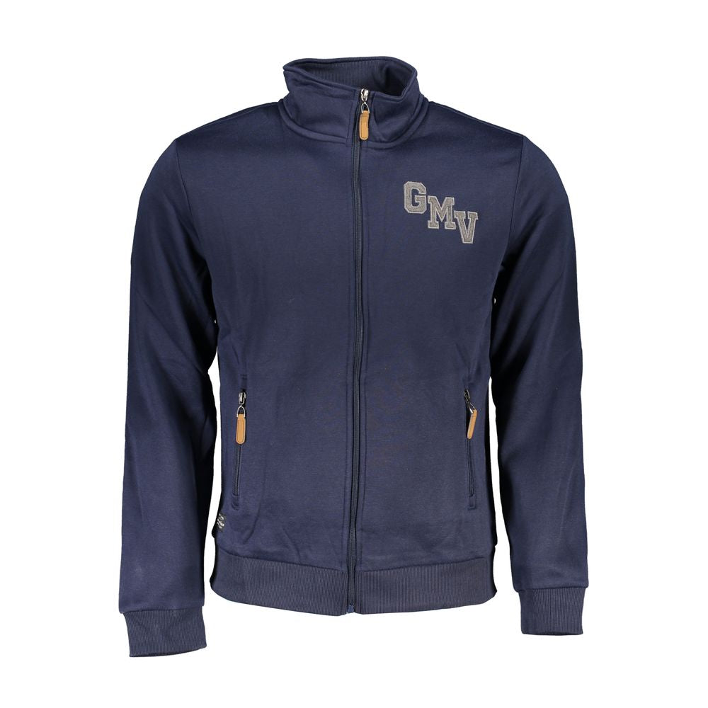 Sweatshirt en coton bleu de Gianmarco Venturi