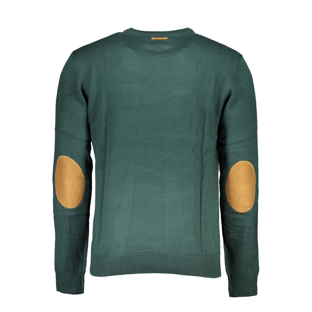 Pull en coton vert de Gianmarco Venturi