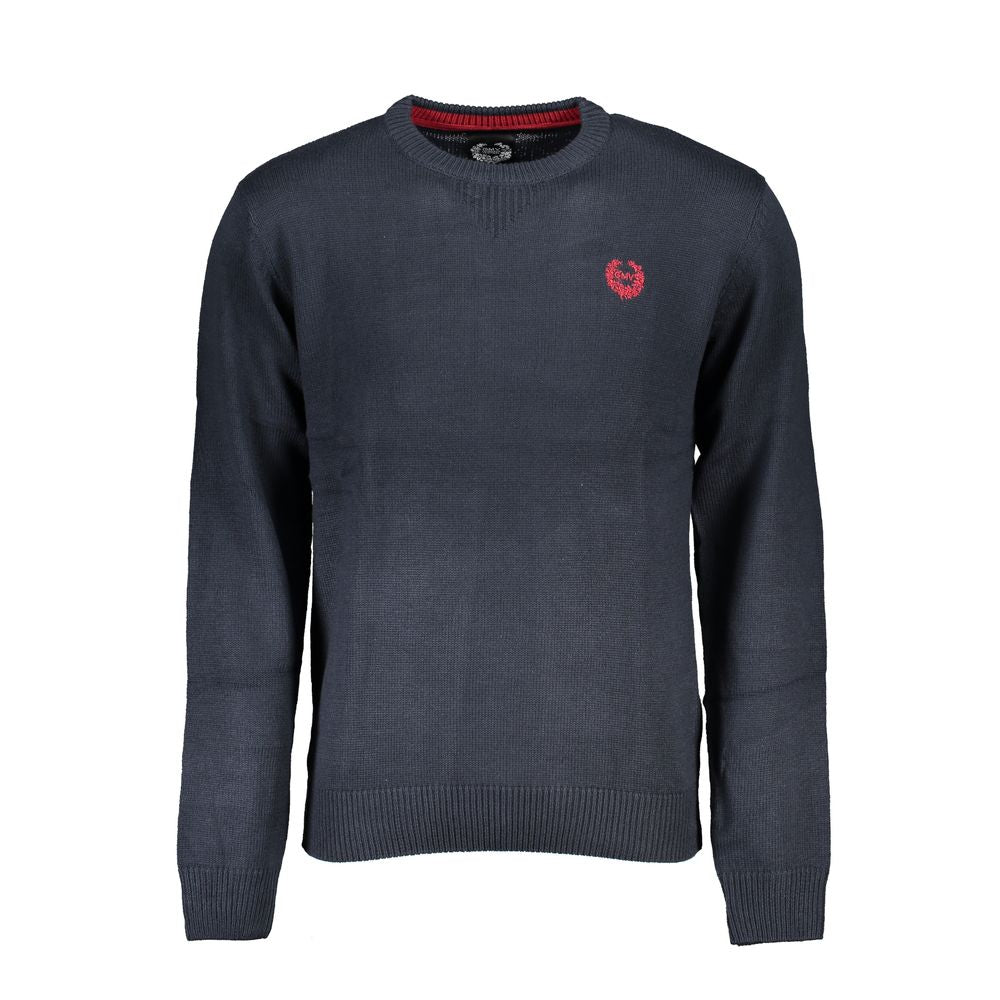 Pull en coton bleu de Gianmarco Venturi