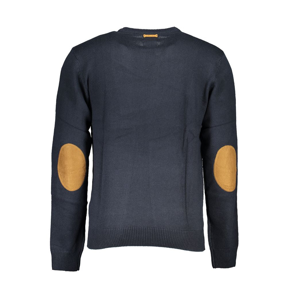 Pull en coton bleu de Gianmarco Venturi