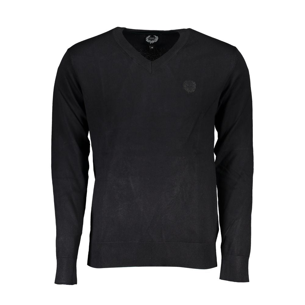 Pull en viscose noir de Gianmarco Venturi