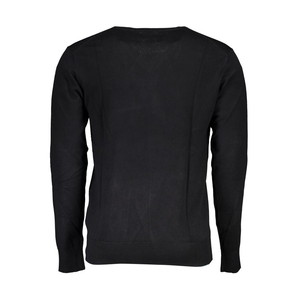 Pull en viscose noir de Gianmarco Venturi
