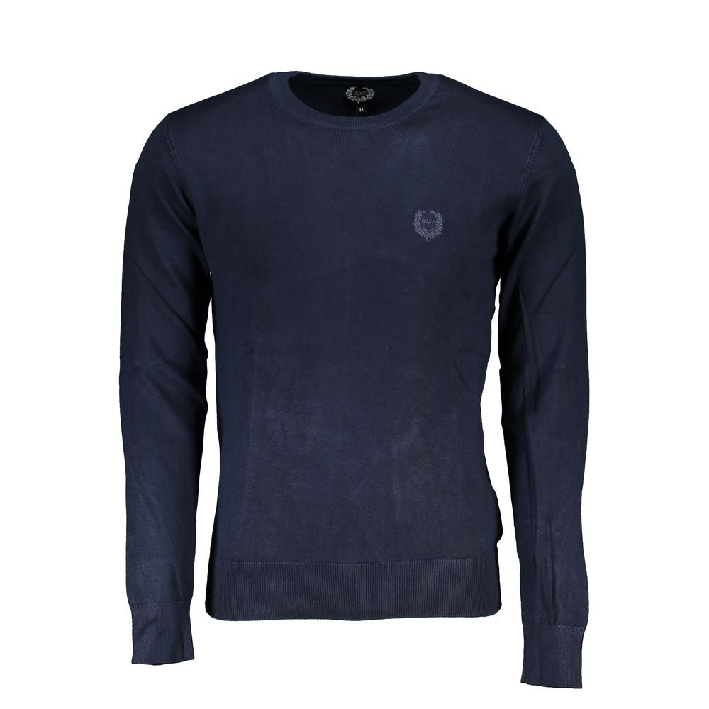 Pull en viscose bleu de Gianmarco Venturi