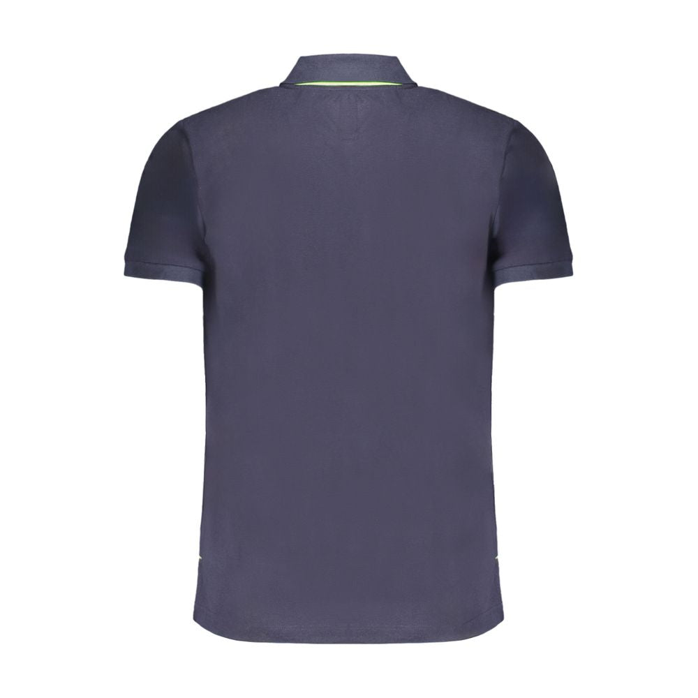 Gianmarco Venturi blauw katoenen poloshirt