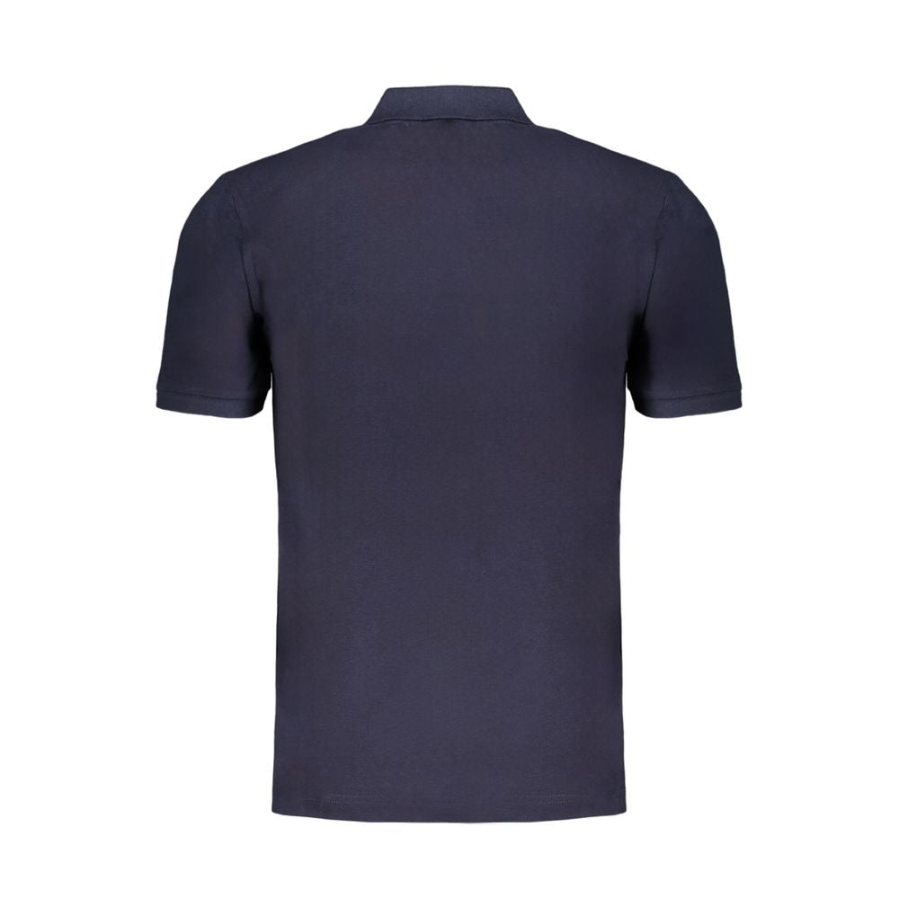 Gianmarco Venturi blauw katoenen poloshirt