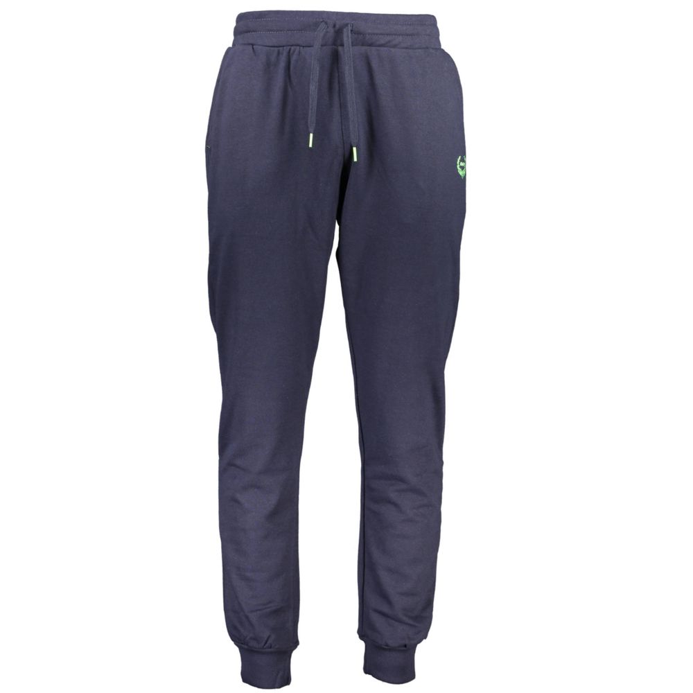 Pantalon en coton bleu de Gianmarco Venturi