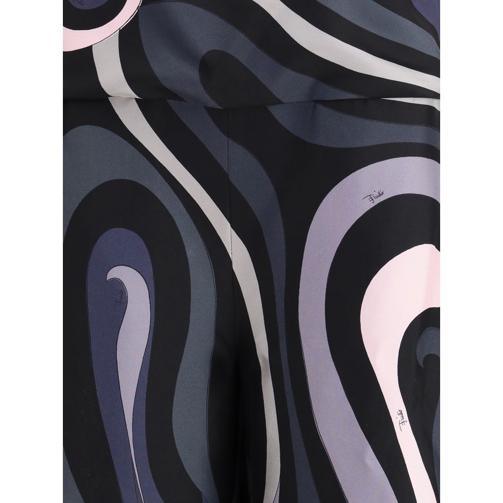 Combinaison longue en soie Emilio Pucci