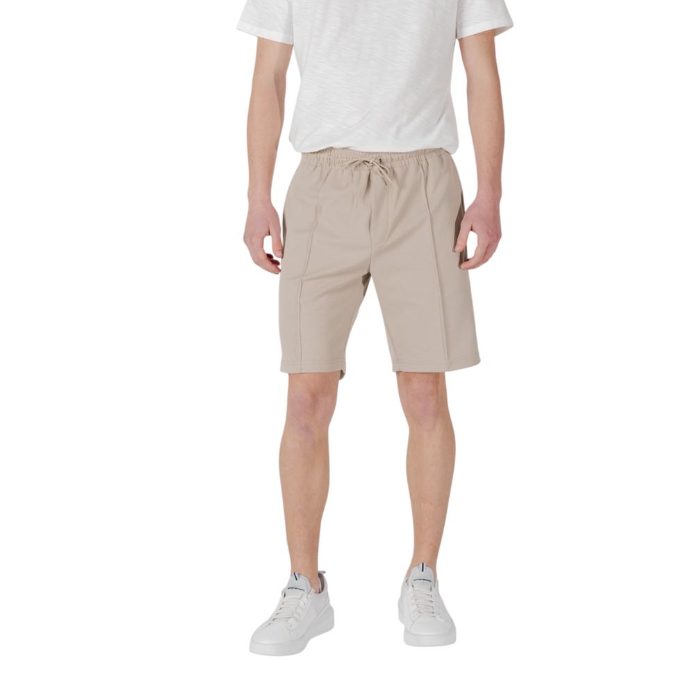 Short Bermuda en polyester beige Antony Morato