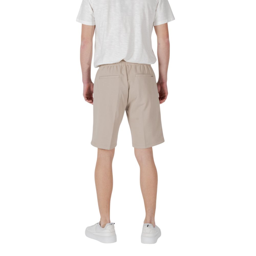 Short Bermuda en polyester beige Antony Morato
