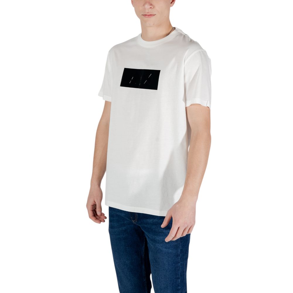 T-shirt en coton blanc Armani Exchange