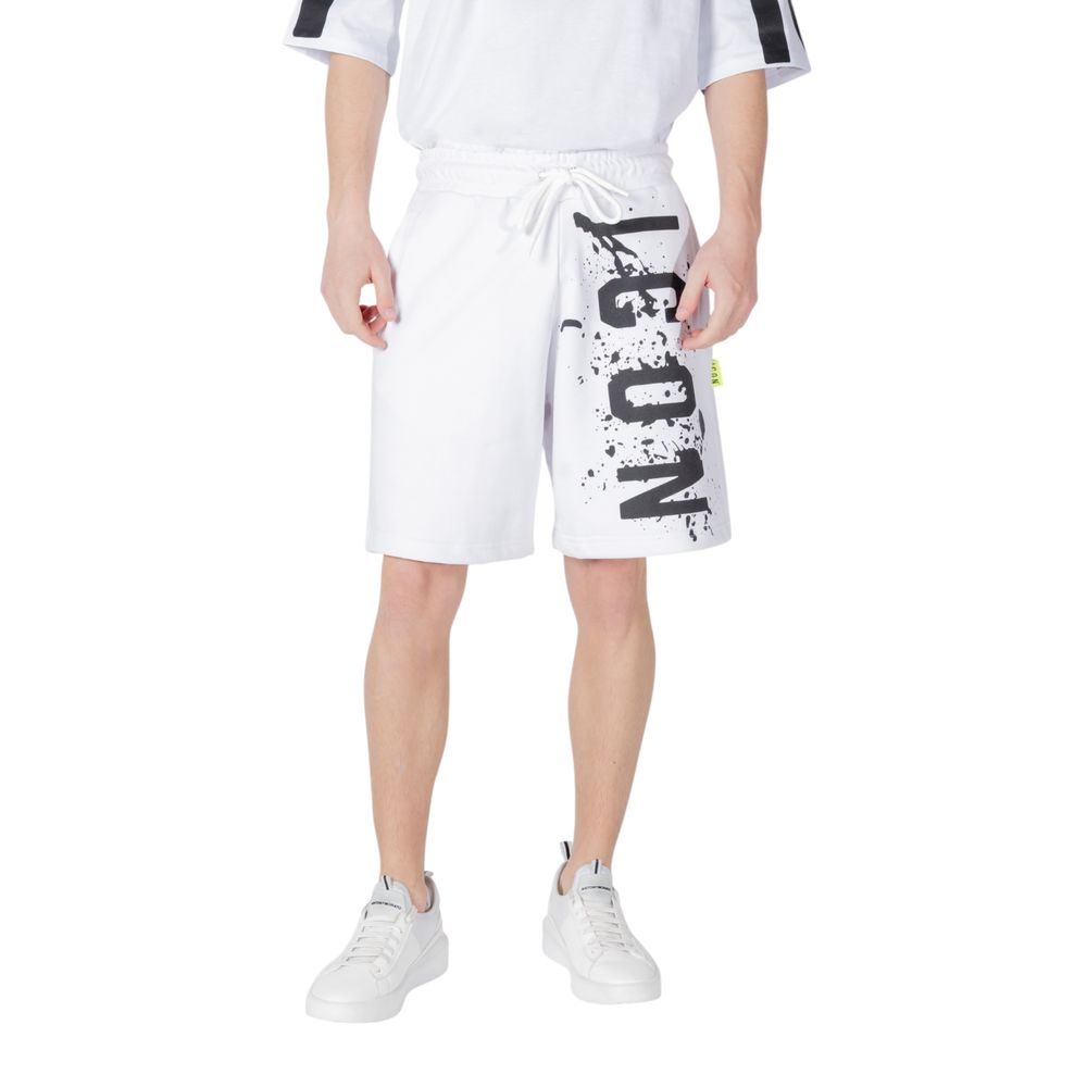 Short Bermuda en coton blanc Icon