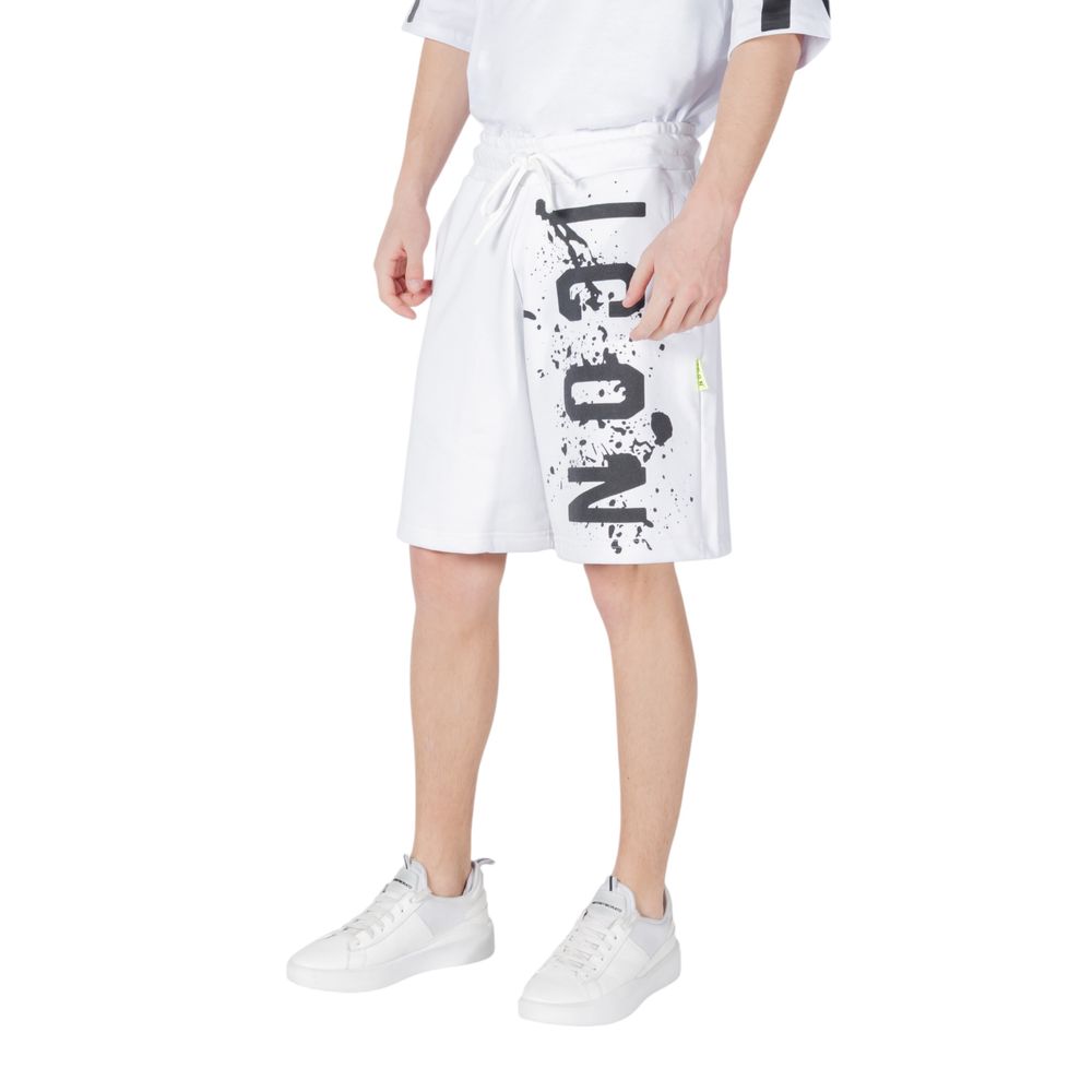 Short Bermuda en coton blanc Icon