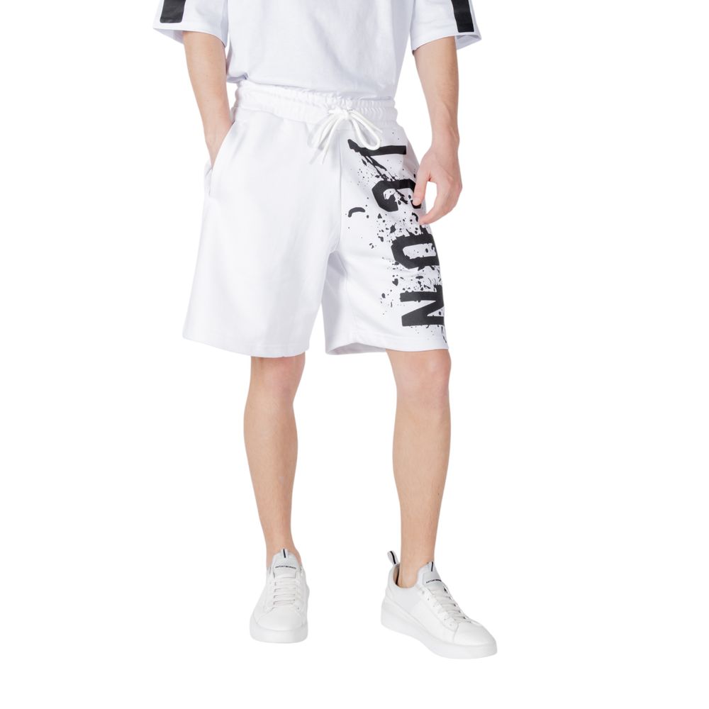 Short Bermuda en coton blanc Icon