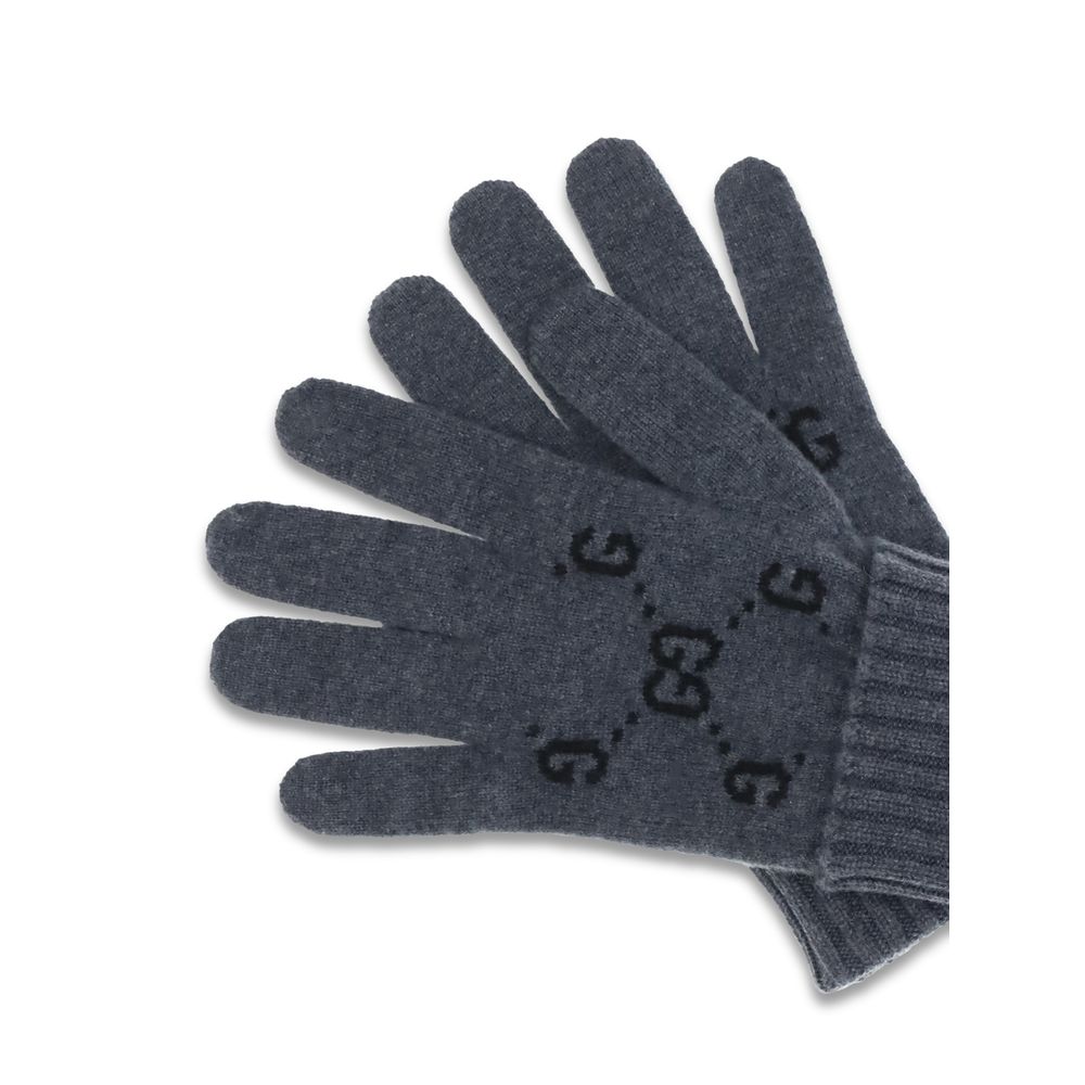 Gants en cachemire Gucci avec logo GG