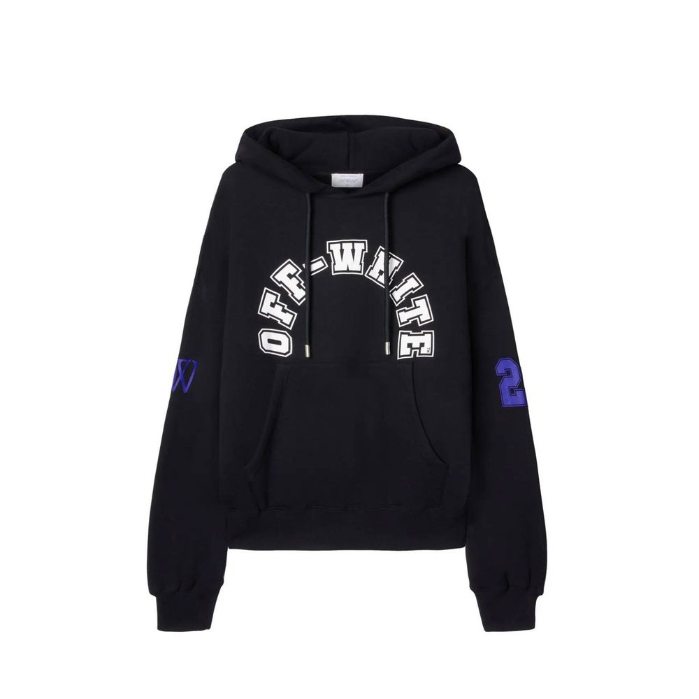 Sweat à capuche blanc cassé