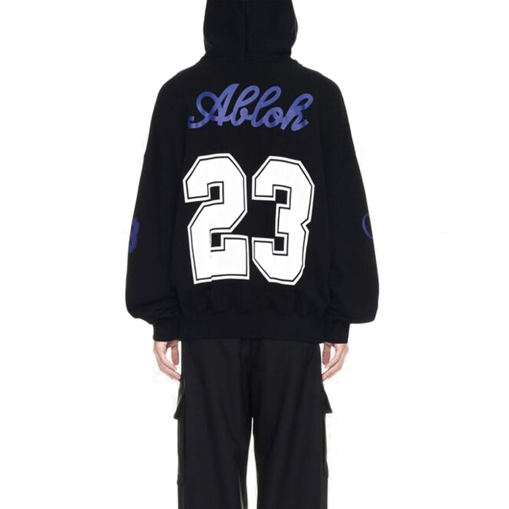 Sweat à capuche blanc cassé
