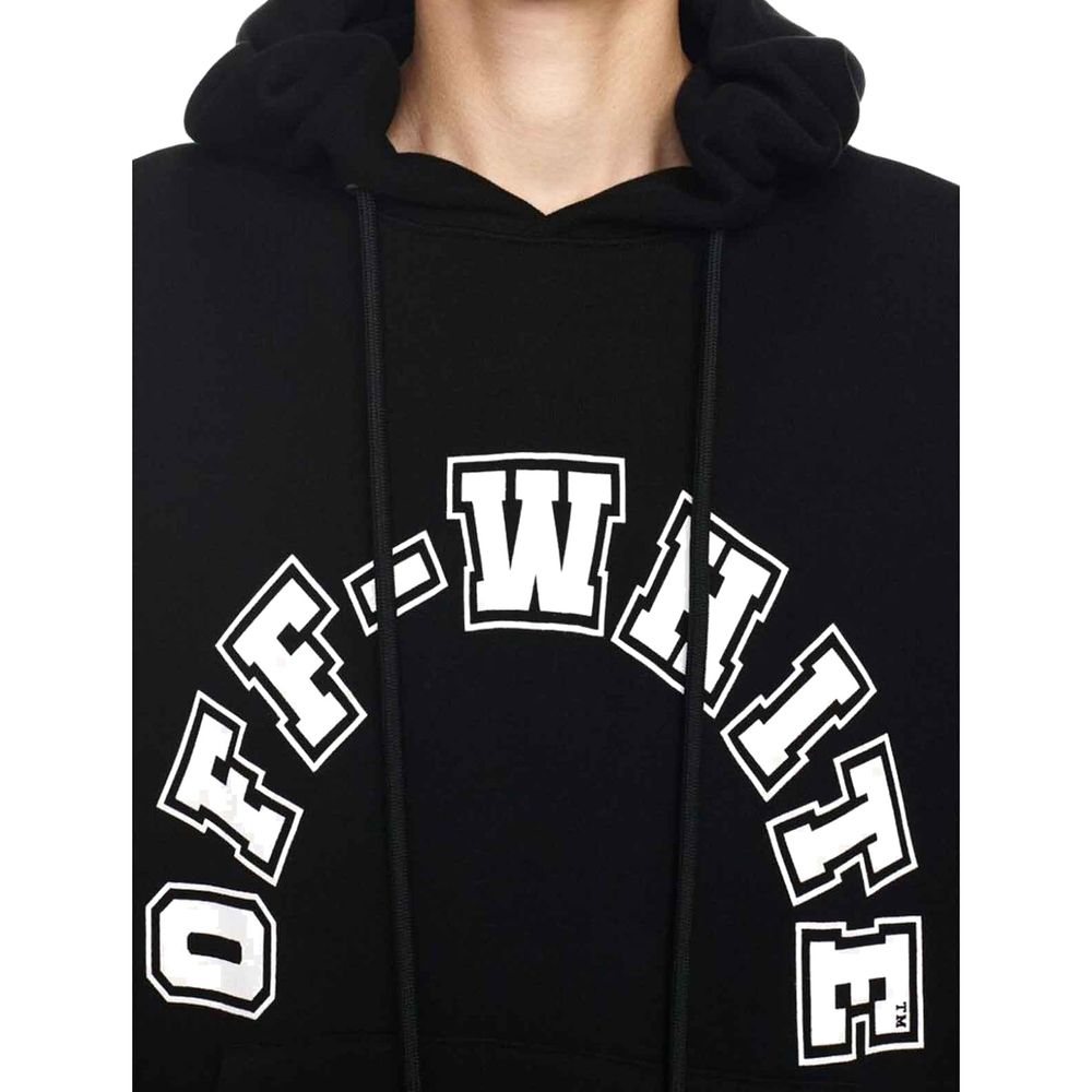 Sweat à capuche blanc cassé