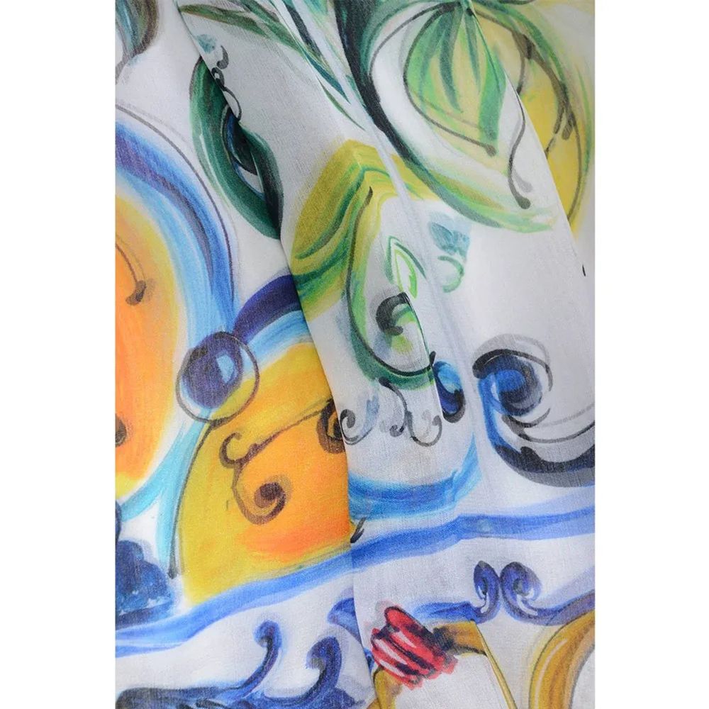 Dolce & Gabbana zijden Maiolica-jurk