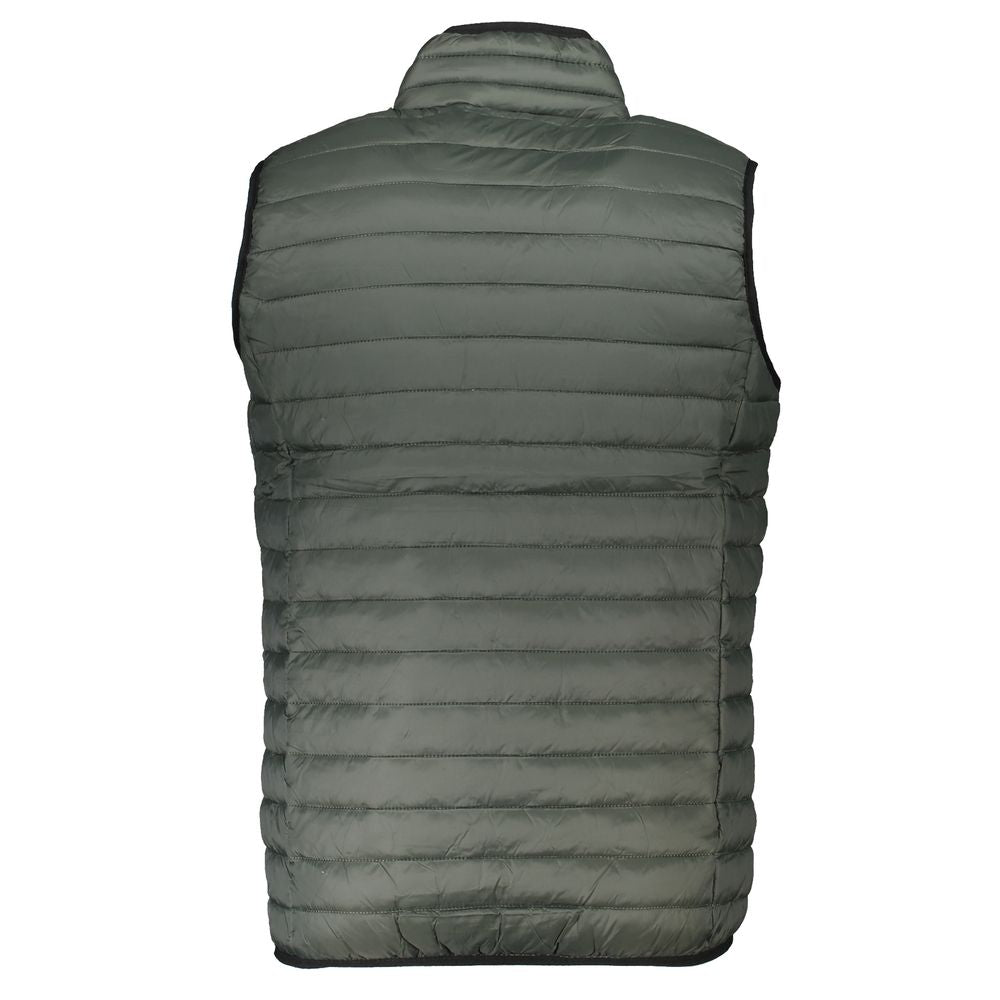 Veste sans manches en polyamide verte de Gianmarco Venturi