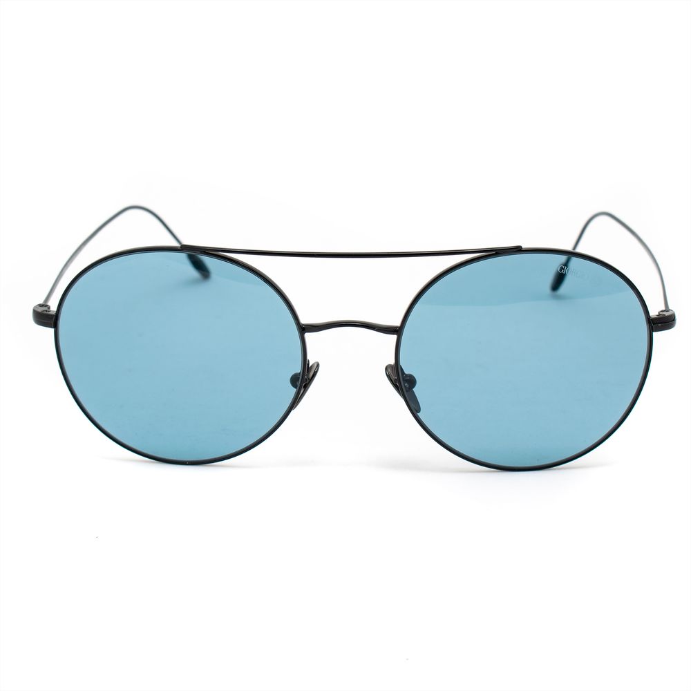 Lunettes de soleil Armani en métal bleu