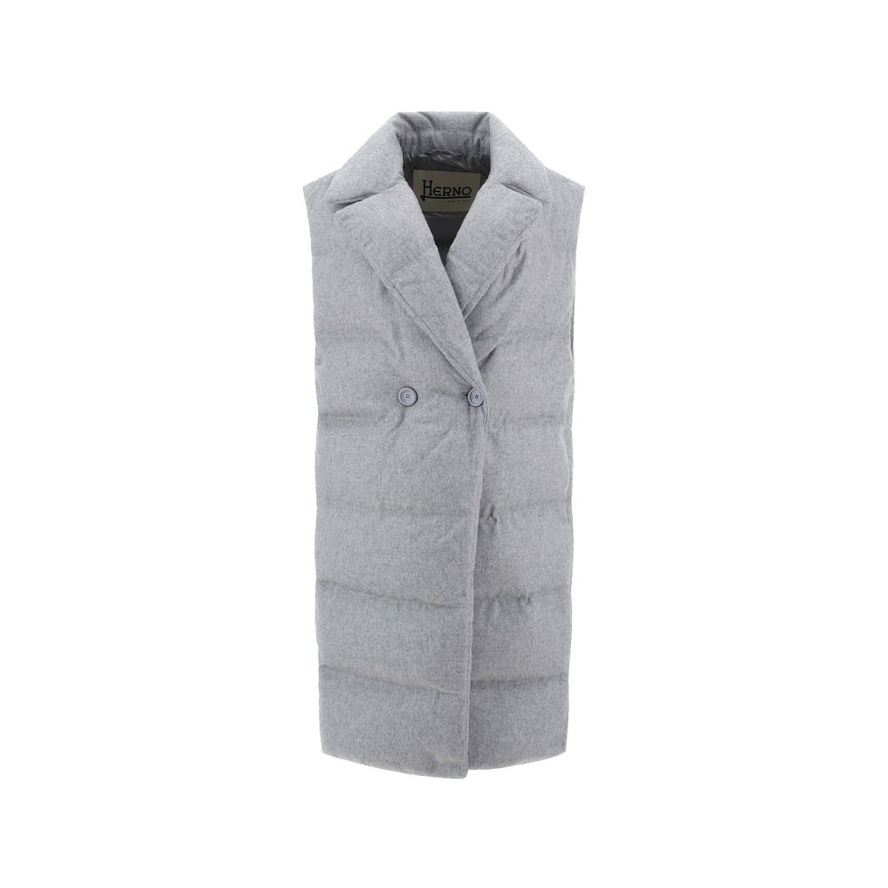 Herno Padded Long Gilet Coat