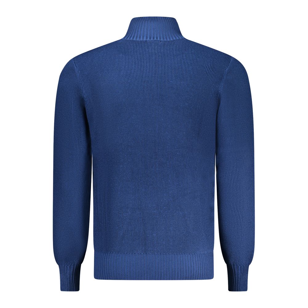 Pull en nylon bleu fusil