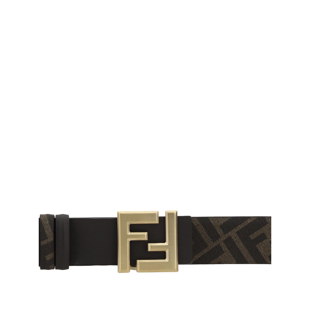 Ceinture Fendi Bos Taurus Regular en cuir de veau marron