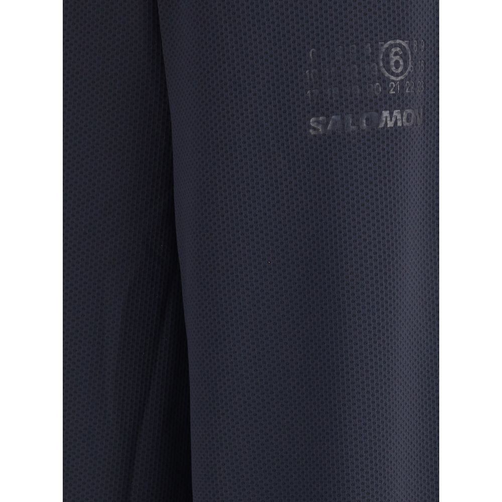 Pantalon de sport MM6 en polyester noir