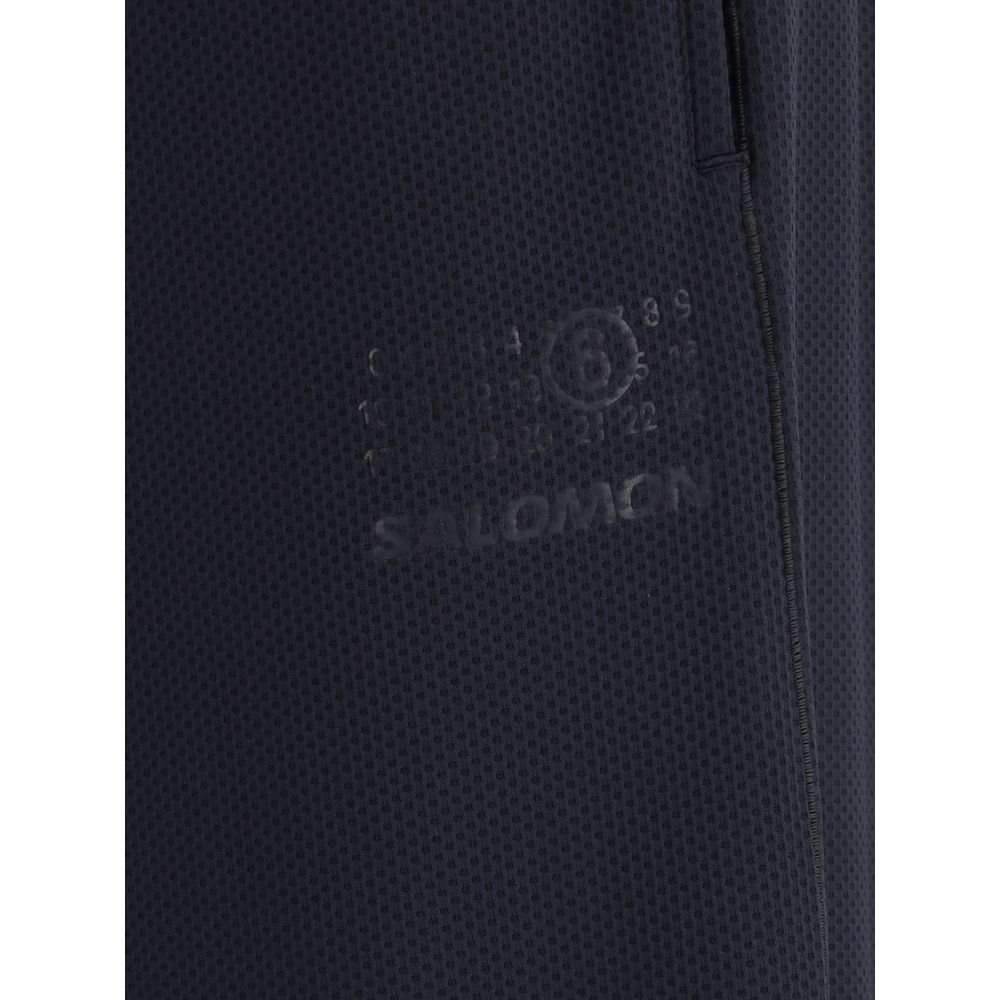 Pantalon de sport MM6 en polyester noir