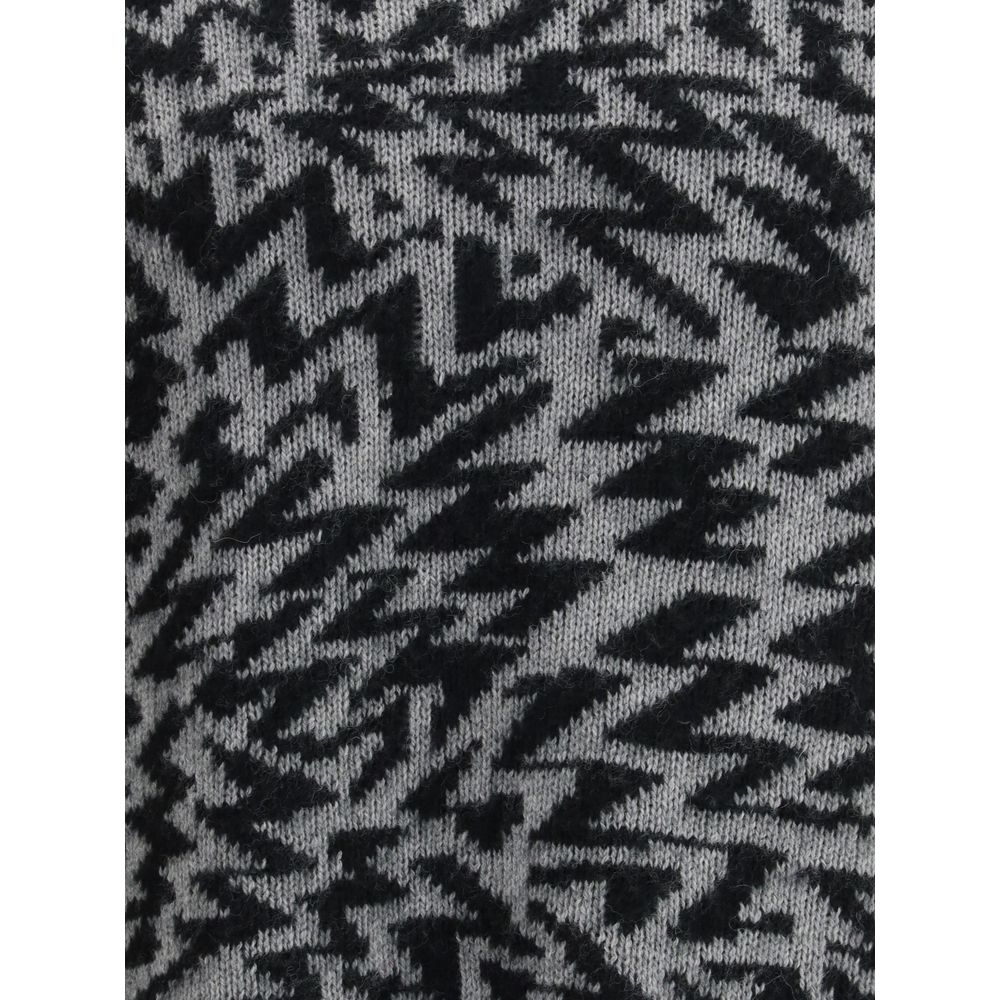 Sweat-shirt en laine grise Laneus