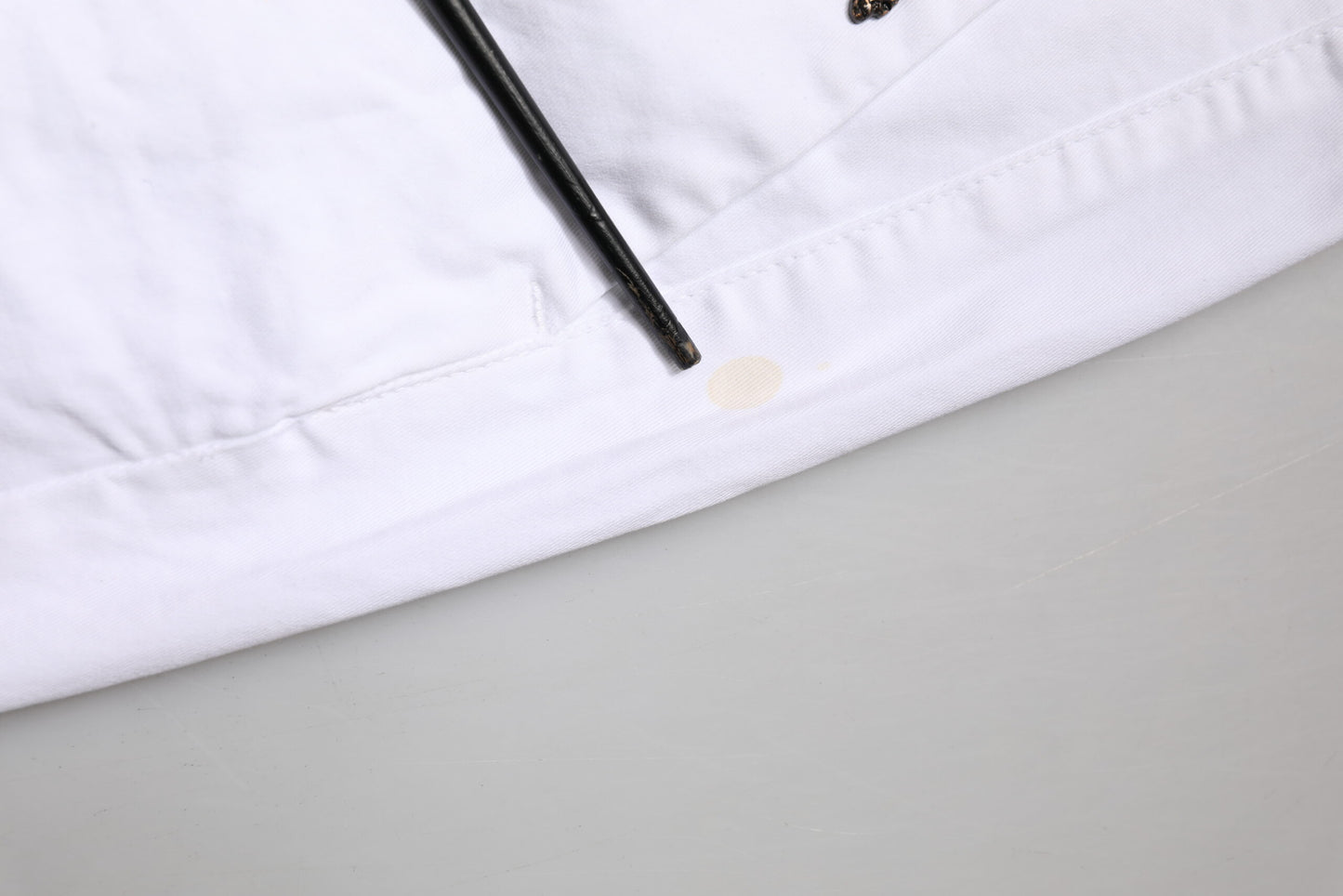 Pantalon chino blanc AGLINI pour homme, coupe skinny, taille mi-haute