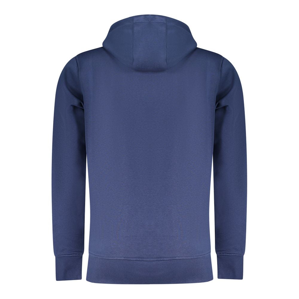 Sweat-shirt en coton bleu fusil