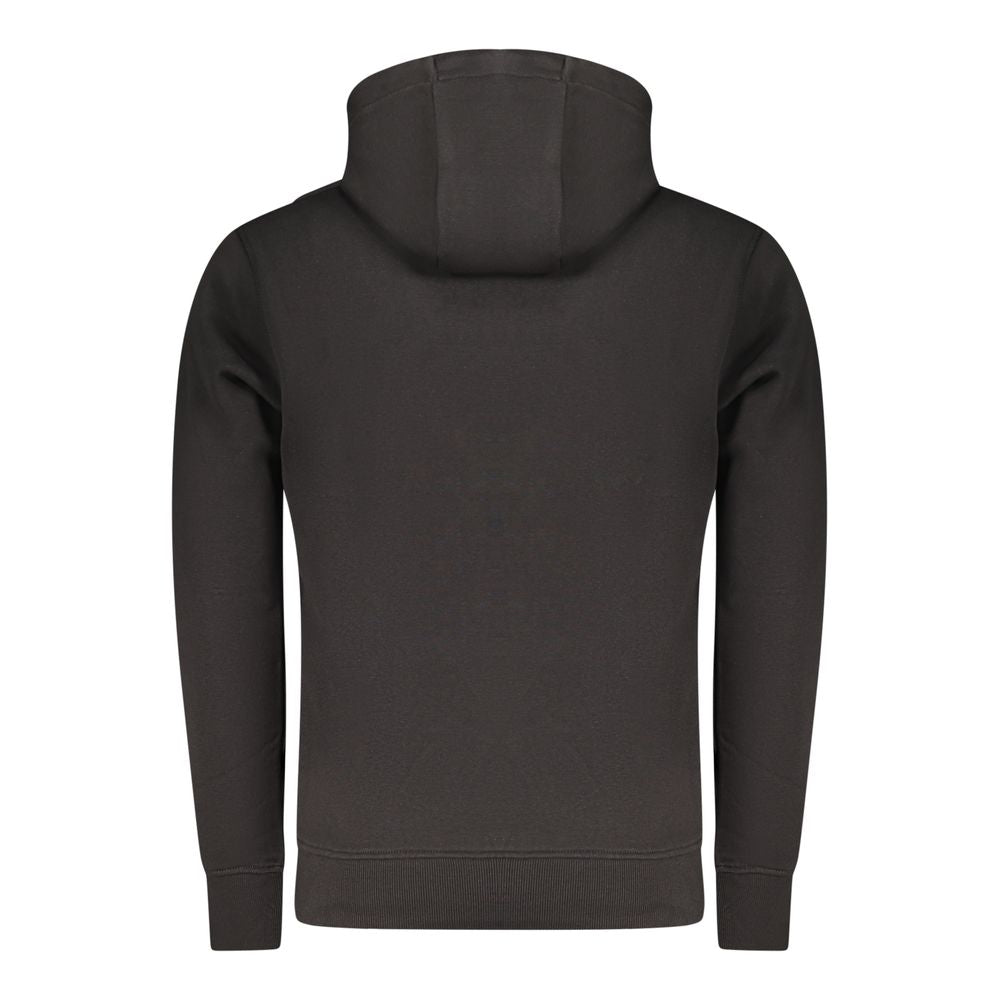 Sweat-shirt en coton noir Rifle