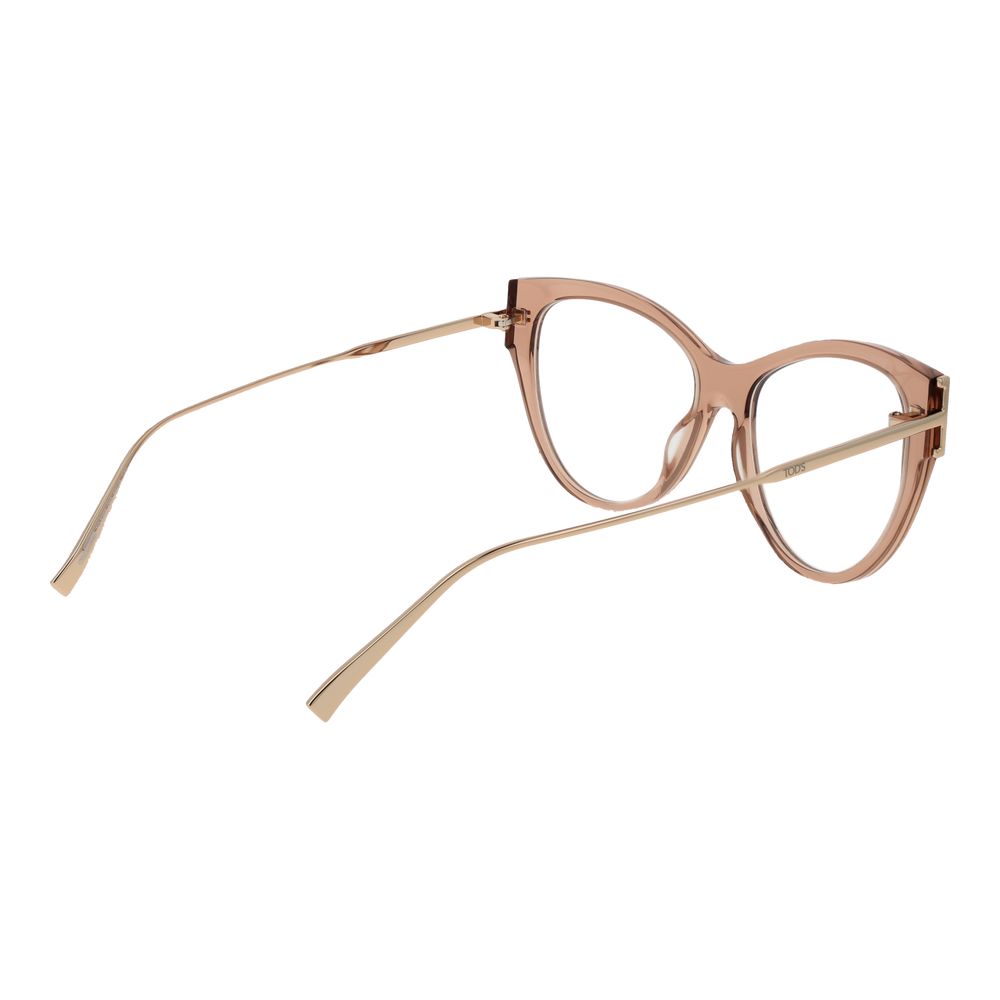 Lunettes Tod's en acétate beige et métal (montures)