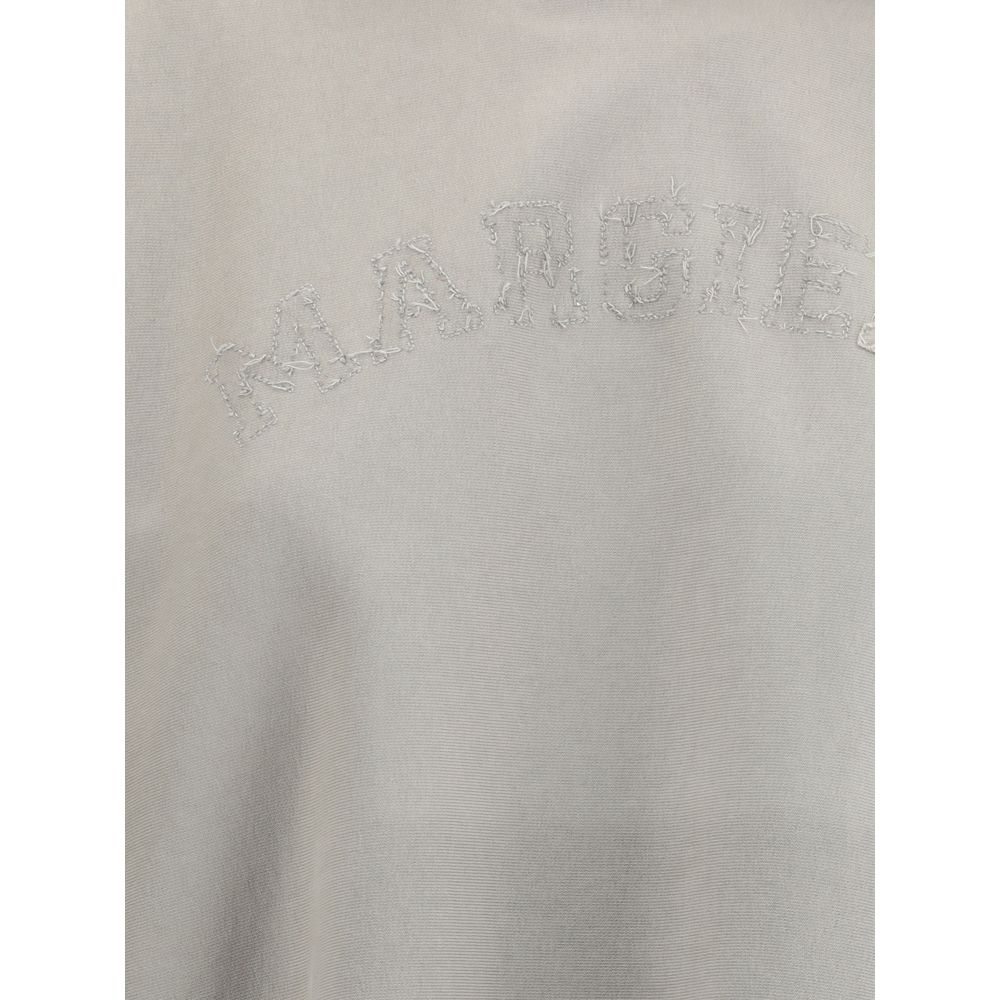 Sweat-shirt bicolore en coton Margiela