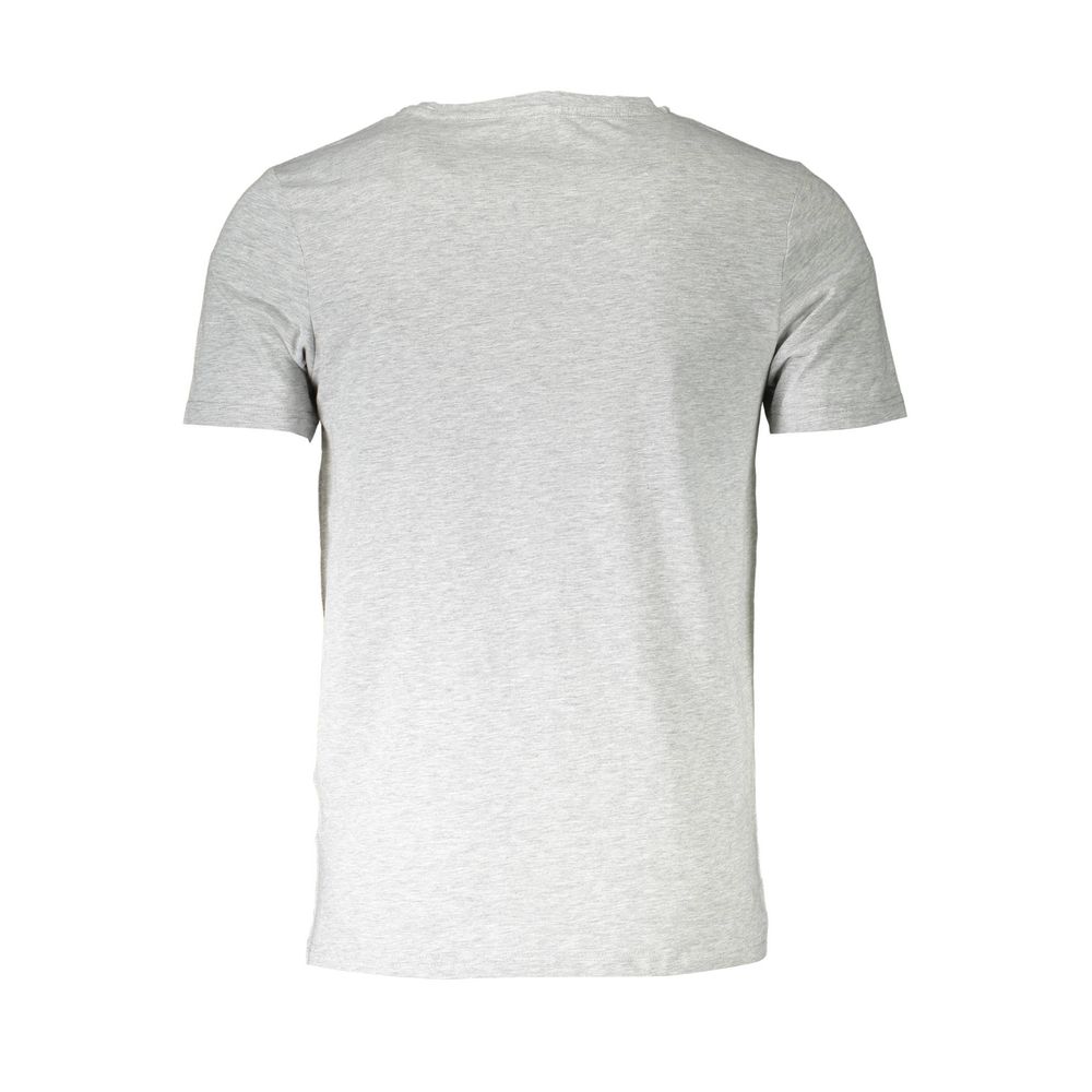 T-Shirt en Coton Gris Aeronautica Militare