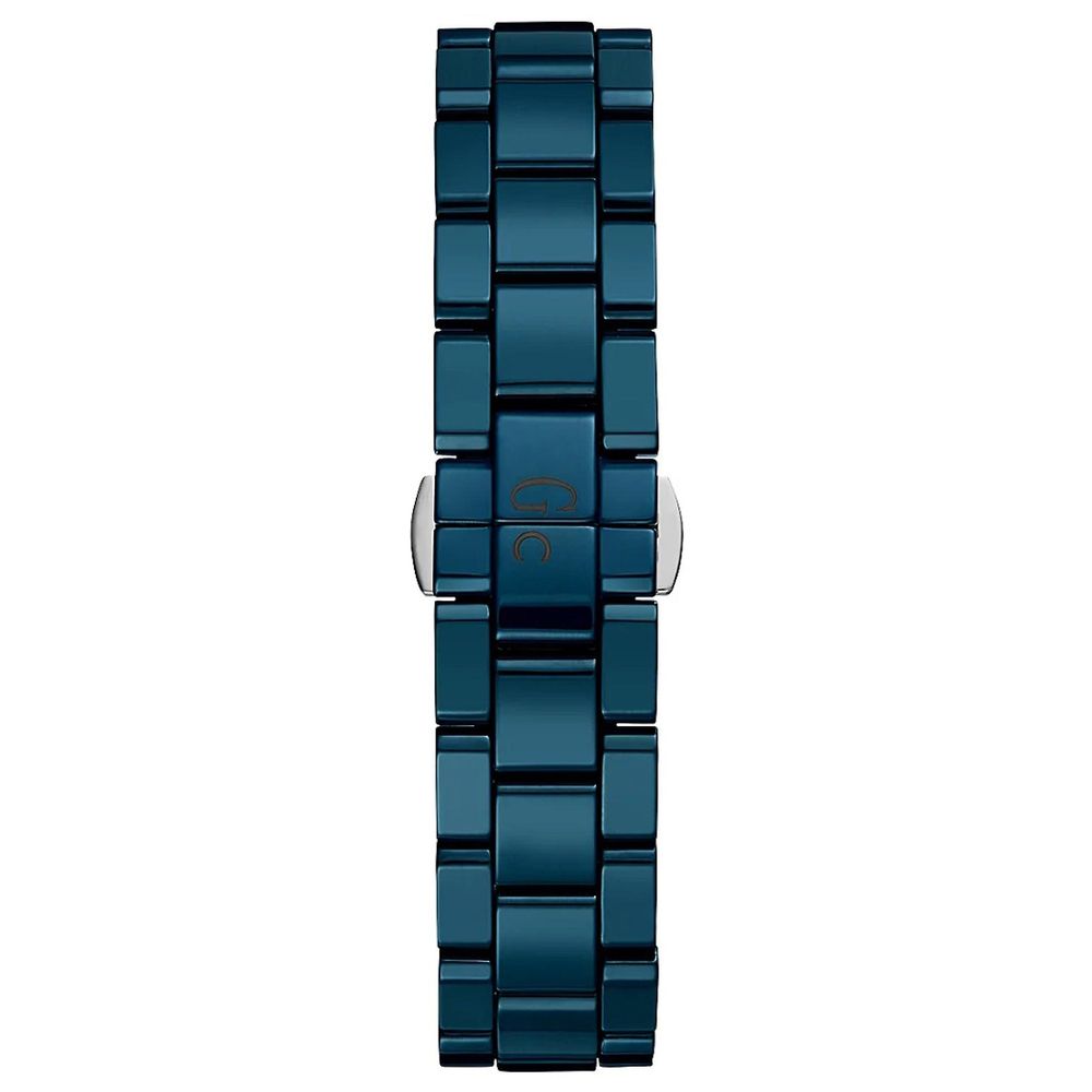 Montre à bracelet en acier inoxydable bleu GC
