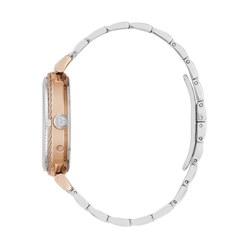 Montre habillée GC en acier inoxydable gris